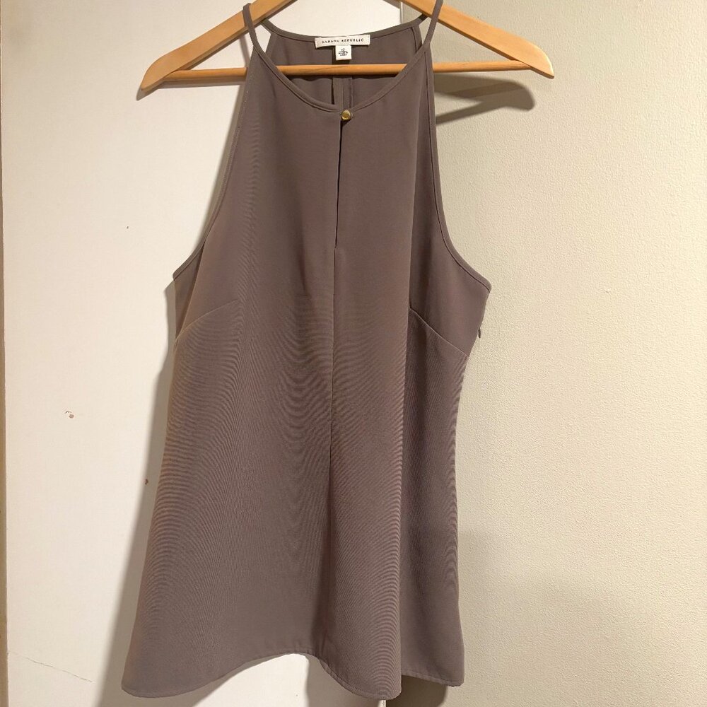 Banana Republic women's halter top in brown slate Size: 12